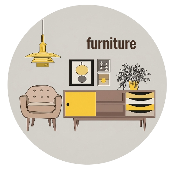 Wood on furniture